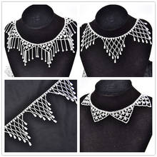 Blingbling 50cm Rhinestone Dance Crystal Chain Tassels Curtain DIY Decoration Sew on Garment Diamond Banding Necklace Trimming 2024 - buy cheap