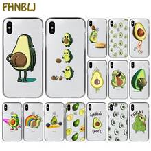 Cartoon lovely avocado Coque Shell Phone Case for iphone 13 11 pro XS MAX 8 7 6 6S Plus X 5 5S SE XR cover 2024 - buy cheap