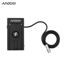 Andoer Camera DV Battery Power Supply Mount Plate Adapter for Blackmagic Cinema Pocket Camera 4K for Sony NP-F970 Battery 2024 - buy cheap