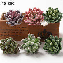 YO CHO-plantas artificiales suculentas para decoración, bonsái de 36 estilos, para boda, jardín, balcón, diseño de pared 2024 - compra barato