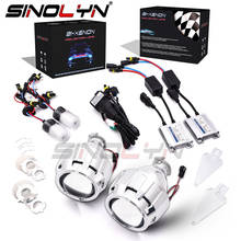 Sinolyn-Lentes de proyector de Bi Xenon de 2,5 pulgadas, lentes de faro para lámparas de coche H7 H4, Kit completo de bombillas de balasto, productos de sintonización para coche 2024 - compra barato