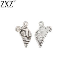 ZXZ-20 unidades de conchas de Caracol de mar, abalorios para collar, pulsera, joyería, 23x14mm 2024 - compra barato