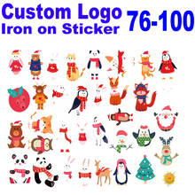 Custom brand logo patches Hot fix sticker heat transfer hot stamping clothing bag iron on patch 2024 - buy cheap