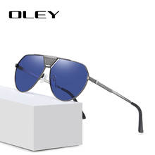 OLEY Classic Design Titanium Alloy Sunglasses Polarized Men's Sun Glasses Women Pilot Eyewear Mirror Shades Oculos De Sol 2024 - buy cheap