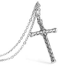 Classic Retro Cross Alloy Pendant Necklace For men Women Fashion Simple Vintage Metal Accessories Wholesale 2024 - buy cheap