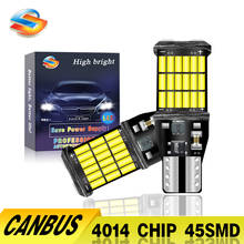 2pcs Canbus Error Free 921 912 T10 T15 SMD 4014 45smd Chipsets LED Bulbs For Car Backup Reverse Lights 2024 - buy cheap