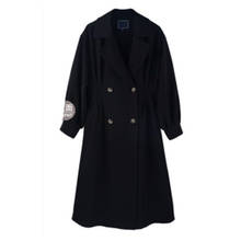 2021 Autumn Winter Women Trench Coats Large Size Loose Black Color Outerwear Caual Long Sleeve Retro Fashion Windbreaker 2024 - buy cheap