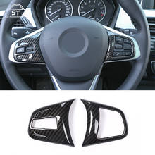Botón de volante recorte cubierta ABS de fibra de carbono para BMW Serie 2 218i F45 F46 X1 X2 F48 F47 2016-2018 accesorios de coche 2024 - compra barato