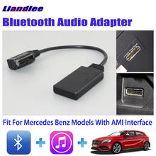 Cabo adaptador de música automotiva, fio adaptador para mercedes benz b/e/c/cl/cls class ami/mmi/usb/bluetooth bt 2.0/3.0/4.0/5.0 plug play 2024 - compre barato