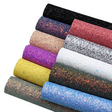 David acessórios 20*33cm., lençóis de couro sintético artificial, volumosos com glitter para arco de cabelo, materiais feitos à mão, 1yc7627. 2024 - compre barato