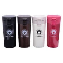 Frasco de vacío de 380ml para adultos y niños, taza térmica de acero inoxidable 304, taza de café, té, cubierta de rebote, botella aislada 2024 - compra barato