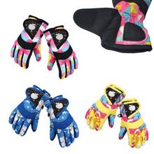 Waterproof Winter Skiing  new Snowboarding Gloves Warm Mittens For Kids Full-Finger Gloves Strap for Sports, Skiing, Cycling 2024 - buy cheap