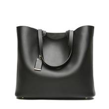 Women PU Leather women Handbags Female Shoulder bag designer Luxury Lady Tote Large Capacity Zipper shoulder bag 2024 - buy cheap