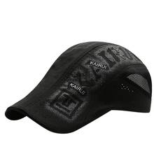 Men's Hat Berets Cap Golf Driving Sun Cap Fashion Cotton Mesh Berets Caps for Men Casual Peaked Hat 2021 2024 - buy cheap