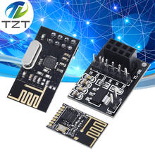 TZT Wireless Transceiver NRF24L01+ 2.4GHz Antenna Module For Microcontroll Socket Adapter plate Board For arduino 2024 - buy cheap