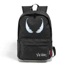 Школьная сумка Venom на плечо для студентов, дорожный рюкзак для ноутбука для косплея, подарочный 2024 - купить недорого