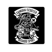 Personalized Customization Samurai Scooter Cartoon Character Spirit MOTO Sticker Car PVC Decal 2024 - buy cheap