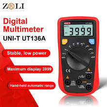 UNI-T UT136A Mini Handheld Digital Multimeter Auto Range AC/DC Voltage Current Resistance Capacitance Frequency Tester 2024 - buy cheap