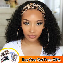 30inch Deep Curly Wave Headband Wig Human Hair Wigs For Black Women Brazilian Hair Wigs Glueless Headband Human Hair Wig 2024 - buy cheap