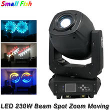 Luces de foco de luz LED con cabezales móviles Plus Zoom, 2 unidades por lote, 230W, 6/18 canales, DMX, Dj, Fiesta Disco de escenario 2024 - compra barato