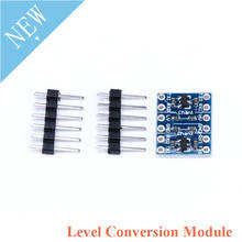 Módulo de Sensor de conversión de nivel de 2 vías, 10 piezas, IIC, I2C, UART, SPI, 3,3 V a 5V, 5V a 3,3 V, cambiador de nivel lógico con pines para Arduino 2024 - compra barato