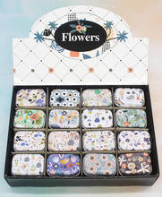 32Pc(1 Box)/Lot  New Flower Model Mini Cover Iron Tin Metal Case / Can/Pill Cute Small Kit/Candy Storage Gift Box 2024 - buy cheap