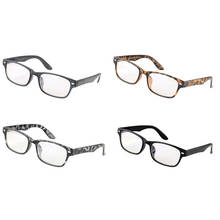 4-Pack Reading Glasses Women Men Blue Light Blocking Glasses Hyperopia Presbyopic square computer eyeglasses men women Readers 2024 - buy cheap