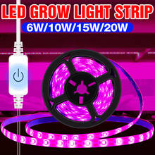 USB 5V Touch Dimming Plant Grow Lamp LED Full Spectrum Flower Hydroponics Growth Light Strip 0.5M 1M 2M 3M Greenhouse Phyto Lamp 2024 - buy cheap