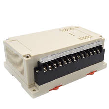 Carcasa electrónica Din Abs, caja de Control de proyecto de plástico, conectores de Riel Din, 1 unidad 2024 - compra barato