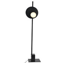 Lámpara de pie LED con personalidad creativa, pantalla de cristal de diseño, Vestíbulo Simple negro/dorado, dormitorio, estudio, decoración interior, luz de suelo 2024 - compra barato