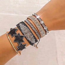 Bluestar pulseira turco olho mau 2021, bracelete feminino moda artesanal com tecido 2024 - compre barato