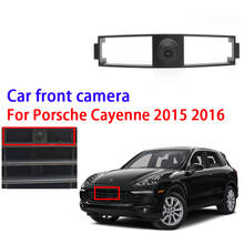 Car Special Front HD high quality Camera For Porsche Cayenne 2015 2016 Car front camera Waterproof Night Vision CCD high quality 2024 - buy cheap