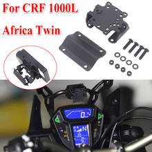 Mobile phone GPS Navigation Bracket support For Honda CRF 1000 L Africa Twin crf 1000l crf1000l 2018+ USB and wireless charging 2024 - buy cheap
