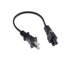 Cable de alimentación para fuente de alimentación de portátil, adaptador de 2 pines macho a IEC 320 C5, EE. UU., Canadá, 0,3 m/1m 2024 - compra barato