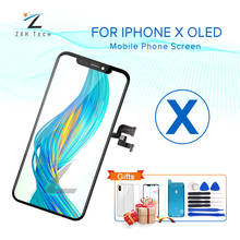 Pantalla OLED AAA +++ para iPhone X XR XS MAX, reemplazo de pantalla LCD OEM con gran ensamblaje táctil 3D, sin píxeles muertos, regalo gratis 2024 - compra barato