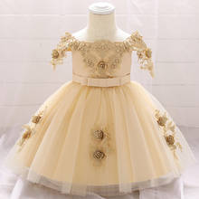 2020 summer party princess dress vestido  girls dress 0-2 years kids birthday dress baby girls tutu clothing 2024 - buy cheap