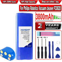 HSABAT-cepillo lateral para aspiradora Philips Robotics, batería de 3800mAh, FC8820 FC8810 2024 - compra barato