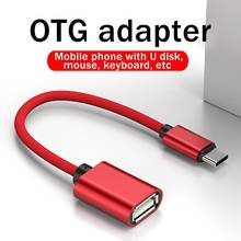 Tipo c otg adaptador cabo para samsung s10 s10 xiaomi mi 9 android macbook mouse gamepad tablet tipo c otg usb cabo novo 2024 - compre barato