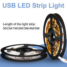DC 5V Flexible Strip LED Light USB 2835 SMD TV BackLight Tape 0.5M 1M 2M 3M 4M 5M Decoration Tira LED Lamp For Bedroom Lighting 2024 - buy cheap