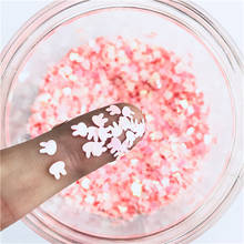 Lantejoulas ultrafinas com glitter de coelho 4mm, para artesanato, lantejoulas para animais de estimação, unhas, manicure, casamento, natal, decoração, confete 8g 2024 - compre barato