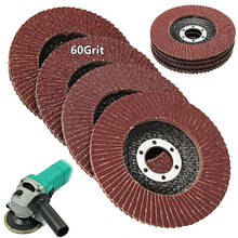 Brand New Professional Flap Discs 115mm 4.5 Inch Sanding Discs 60 Grit Grinding Wheels Blades For Angle Grinder 2024 - buy cheap