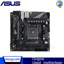 Placa base original para juegos de ASUS ROG STRIX B450-I, AM4, DDR4, B450, MINI-ITX, ITX, HTPC 2024 - compra barato