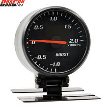 Dragon 60mm Pointer Blue Backlight Black Face Auto Car Turbo Boost Gauge  200 KPA Turbin Meter With Sensor Free Shipping 2024 - buy cheap