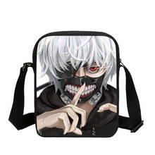 Crossbody Bags For Men Women Fashion Harajuku Cartoon Anime Tokyo Ghoul 3D Printing Messenger Bag Handbags Sling Bags Sac A Main 2024 - buy cheap