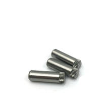 10pcs M2.5 cylindrical pin hinge knurled dowels toy city connecting rod lock pins solid axis dowel stainless steel 6mm-40mm long 2024 - buy cheap