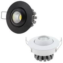 10pcs LED Mini Dimmable Downlight 3W COB Luminaria led ceiling spot lights Lamp for Bathroom /cabinet /kitchen light AC110/220V 2024 - buy cheap