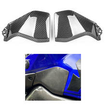 New Motorcycle 100% Carbon Fiber Tank Side Panels Fairing Full in Carbon Accessories For YAMAHA MT09 MT-09 2014 2015 2016 2017 2024 - buy cheap