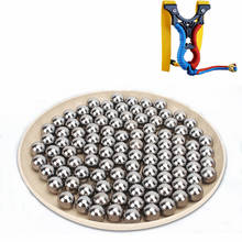 300 unids/lote de bolas de acero inoxidable para tiro al aire libre, 5mm, 6mm, 7mm, 8mm, 9mm, 10mm y 11mm, para caza, tirachinas y Pinball 2024 - compra barato