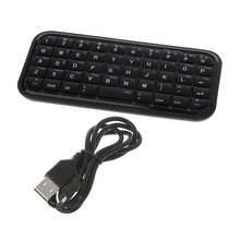 Mini teclado sem fio, bluetooth, compatível com tablet, laptop, pc, ergonômico, 49 teclas, teclado com cabo usb 2024 - compre barato