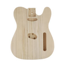 Hollowed Sanding Unfinished Handcraft Electric Bass Guitar Wood Body Barrel for Telecaster Style DIY Electric Guitar Body Parts 2024 - buy cheap